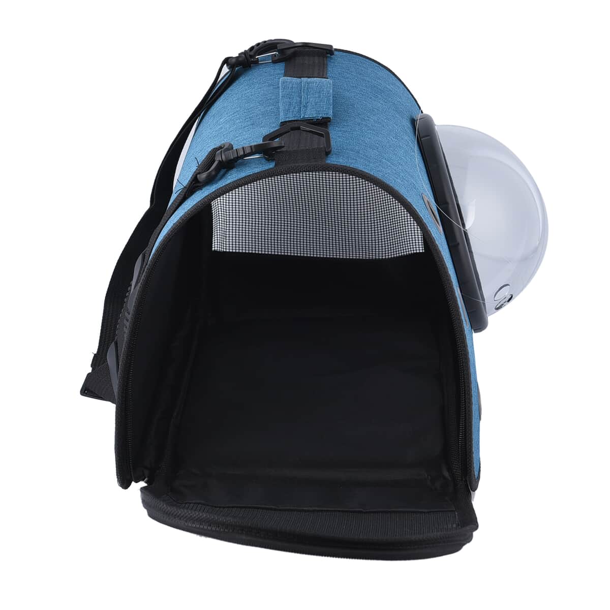 Blue Oxford Fabric Pet Bag with Adjustable Shoulder Strap image number 5