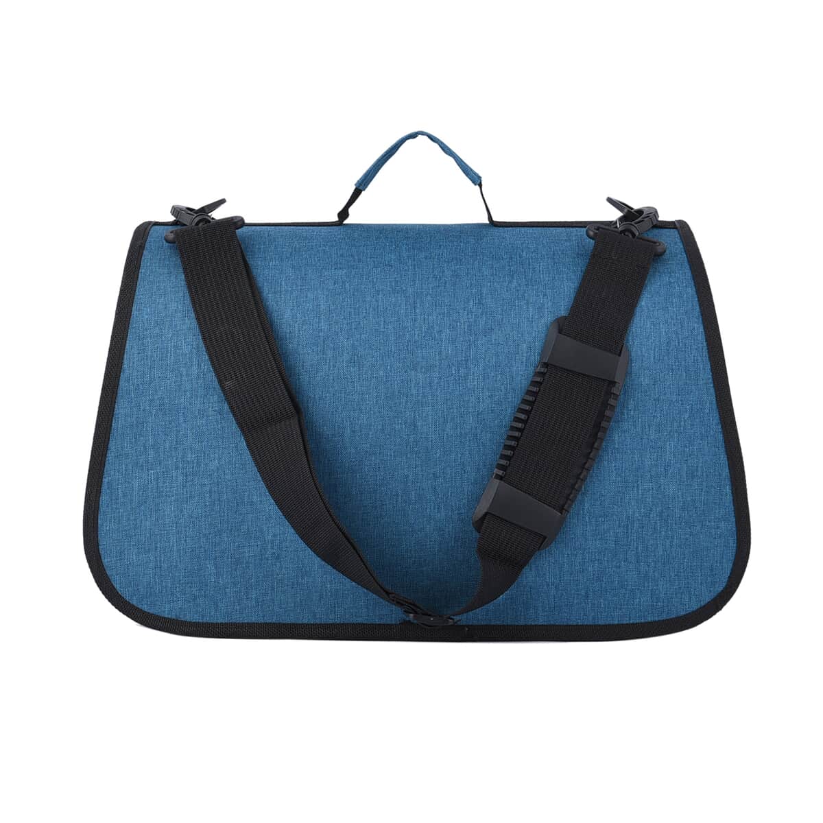 Blue Oxford Fabric Pet Bag with Adjustable Shoulder Strap image number 6