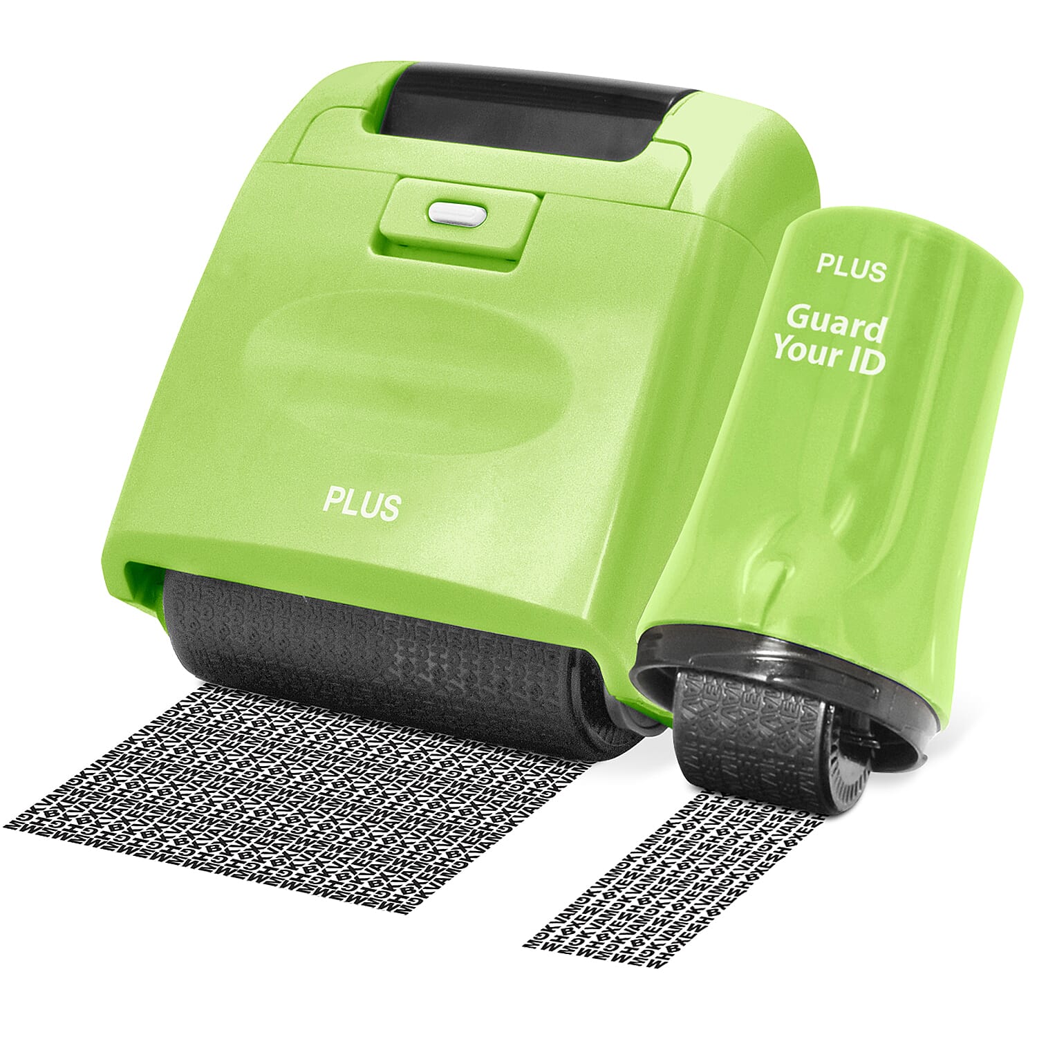 GUARD YOUR ID 2-Piece Security Kit -Includes One Wide Roller and One Advanced Roller (Green)