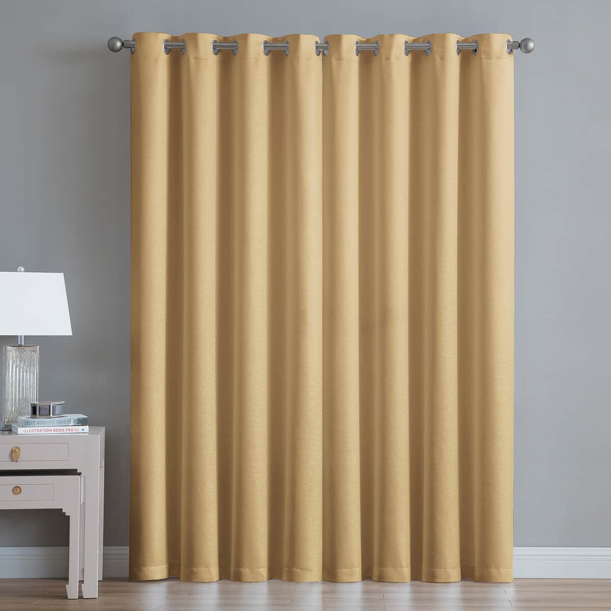 VCNY Single Panel Blackout Curtains - Gold image number 1