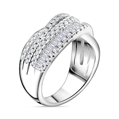 NY Closeout 14K White Gold G SI1 Diamond Ring (Size 7.0) 8.30 Grams 1.33 ctw