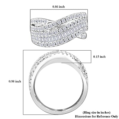 NY Closeout 14K White Gold G SI1 Diamond Ring (Size 7.0) 8.30 Grams 1.33 ctw