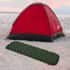 Green Inflating Camping Sleeping Mat image number 1