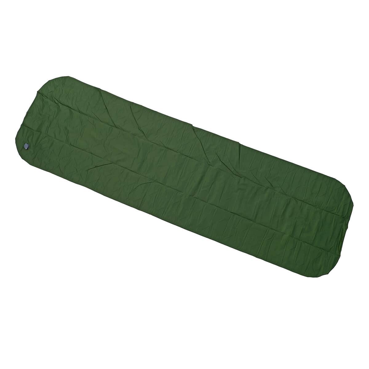 Green Inflating Camping Sleeping Mat image number 4