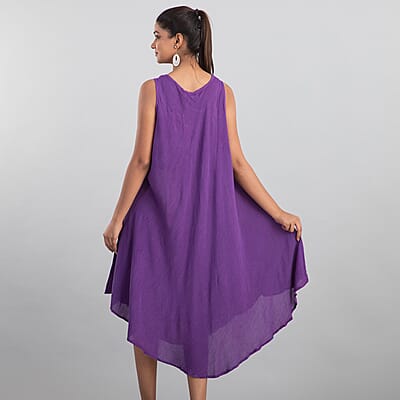 JOVIE EVENING Shimmer Diamond Dress in Purple - One Size Missy