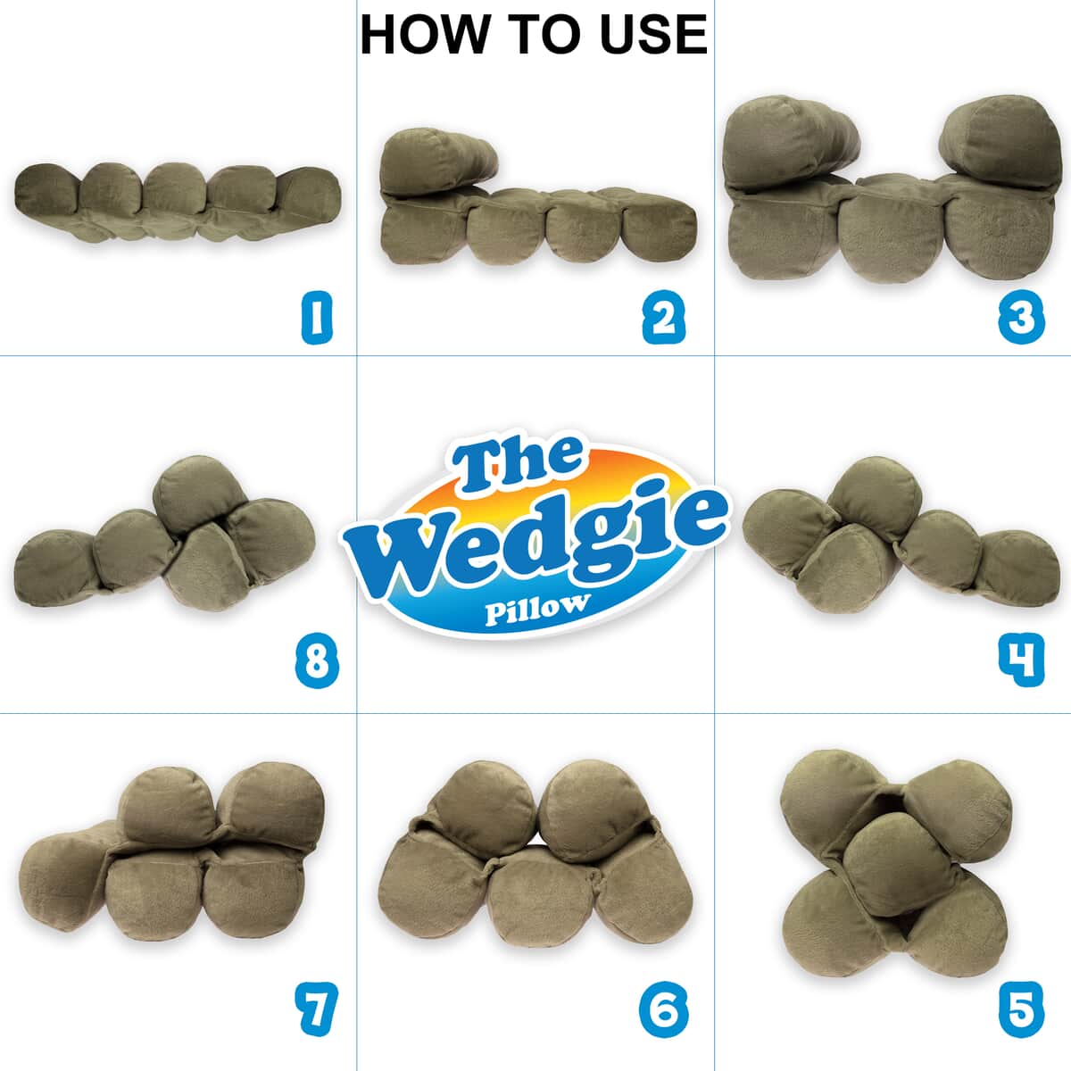 The Wedgie 5-in-1 Support Pillow image number 4