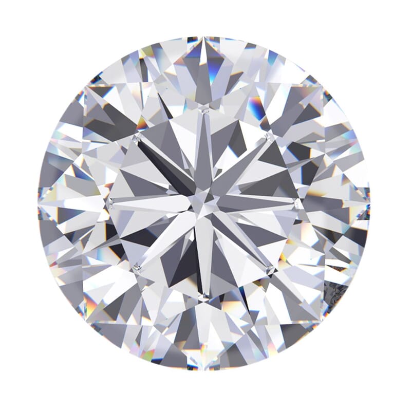 Moissanite (Rnd 8mm) 1.96 ctw