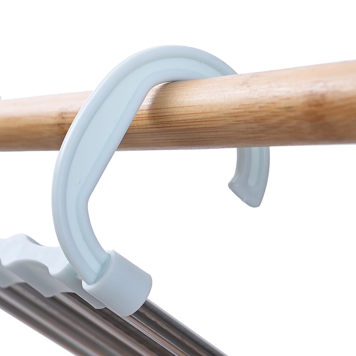 Set of 2 Light Blue 5 Layered Pants Rack image number 4