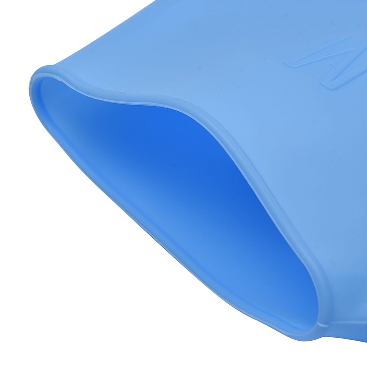 Set of 2 Gray and Blue Anti-slip Waterproof Silicone Shoe Covers - L/M image number 4