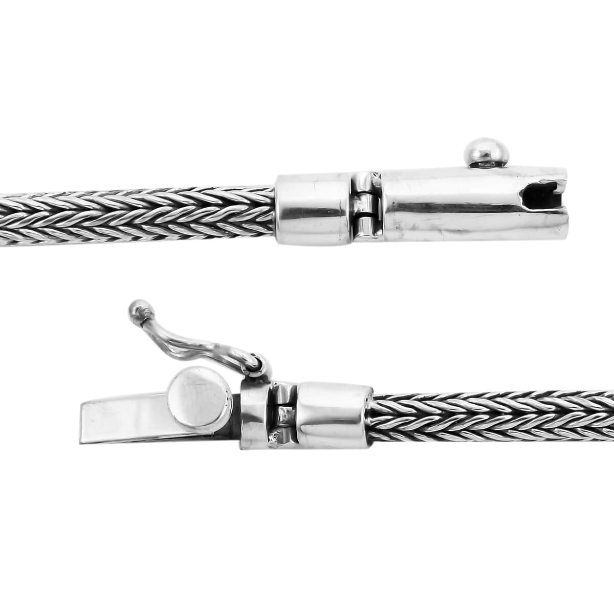 BALI LEGACY Sterling Silver Tulang Naga Bracelet (7.25 In) 21 Grams image number 3