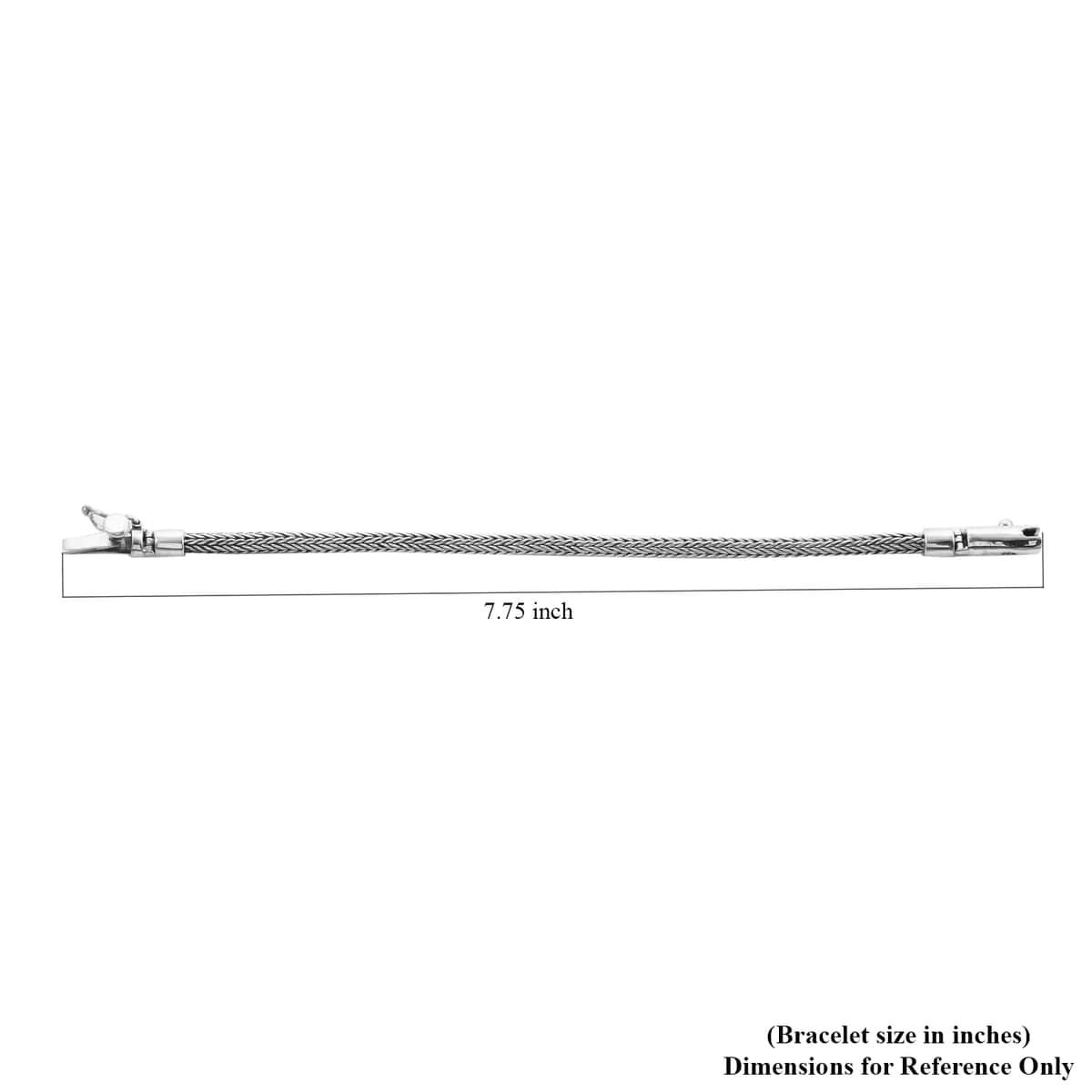 BALI LEGACY Sterling Silver Tulang Naga Bracelet (7.25 In) 21 Grams image number 4