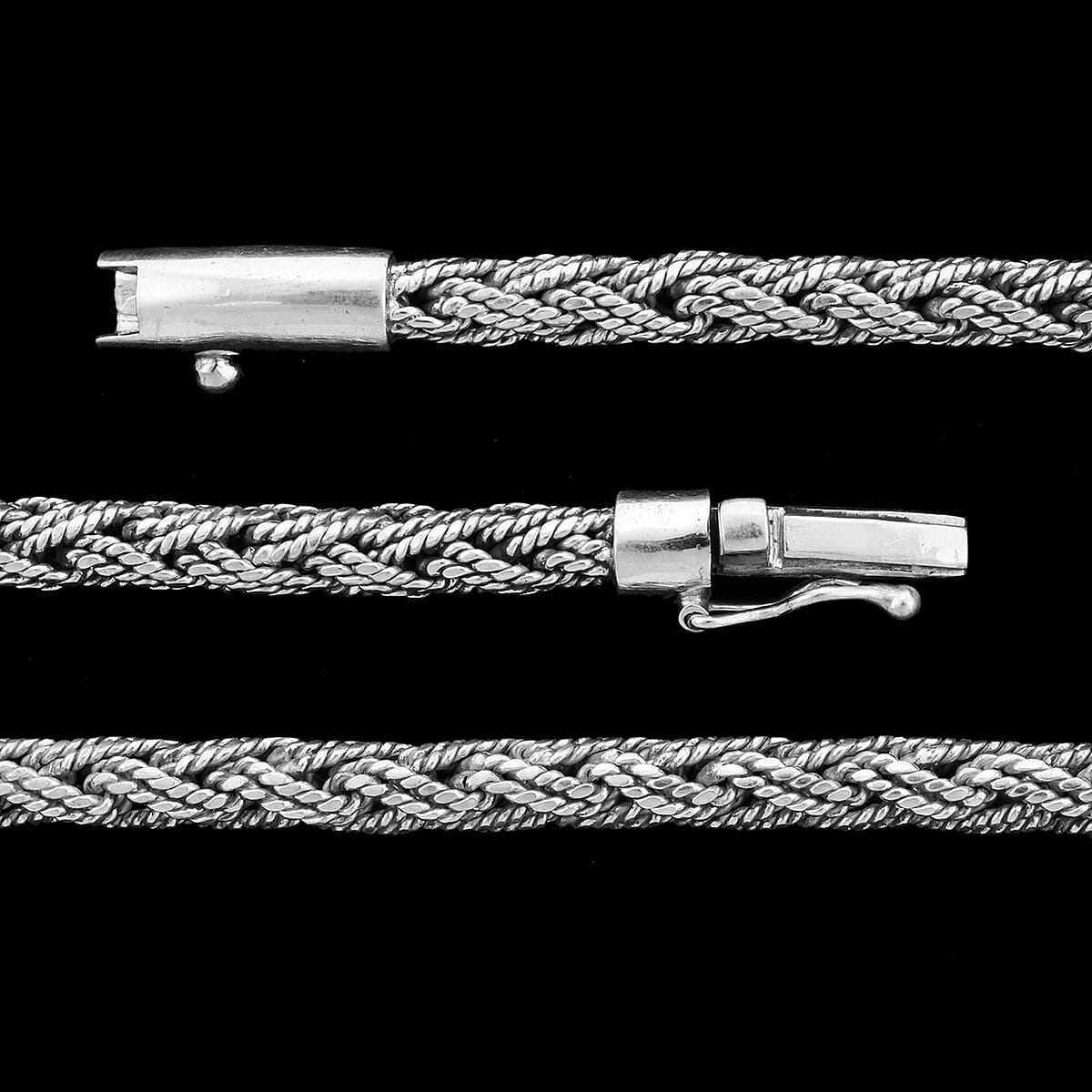 Bali Legacy Sterling Silver Padian Necklace 20 Inches 65.70 Grams image number 3