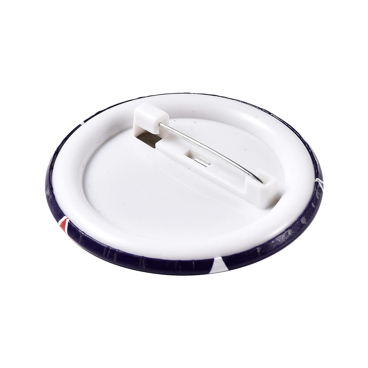 Statue of Liberty Printed Made in USA Theme Brooch in Silvertone image number 4