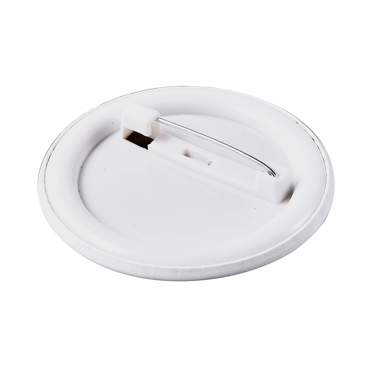 Independence Day Printed Brooch in Silvertone image number 4