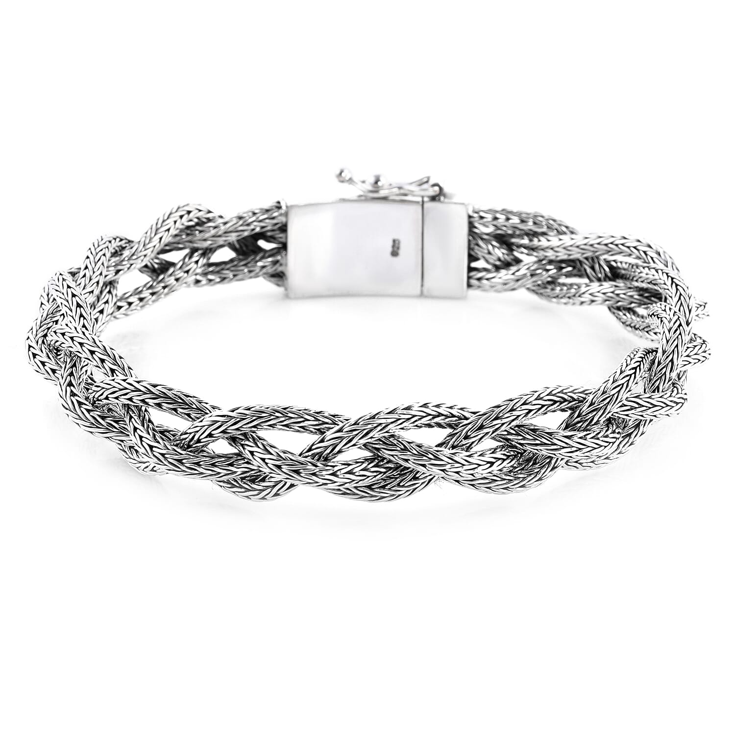 Bali Legacy Sterling Silver Tulang Naga Bracelet (7.00 In) 40 Grams