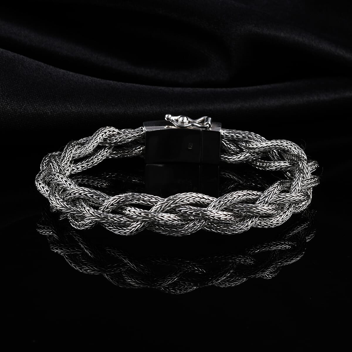 BALI LEGACY Sterling Silver Tulang Naga Bracelet (7.00 In) (40 g) image number 1