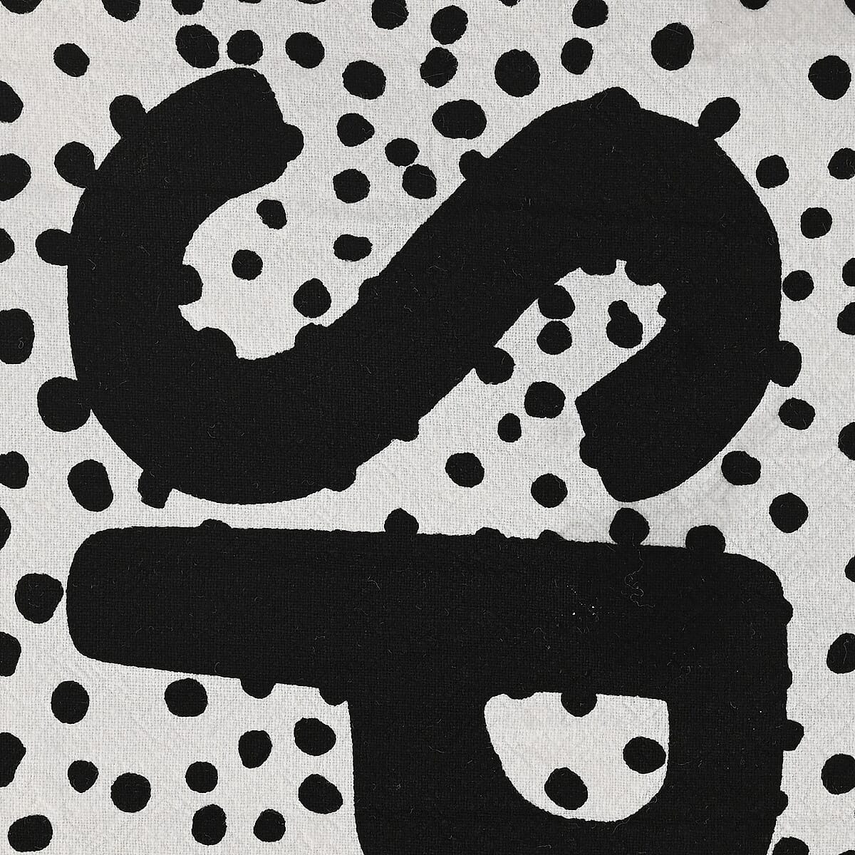 Slant Collections Spill the Tea Black, White Tea Towel image number 3