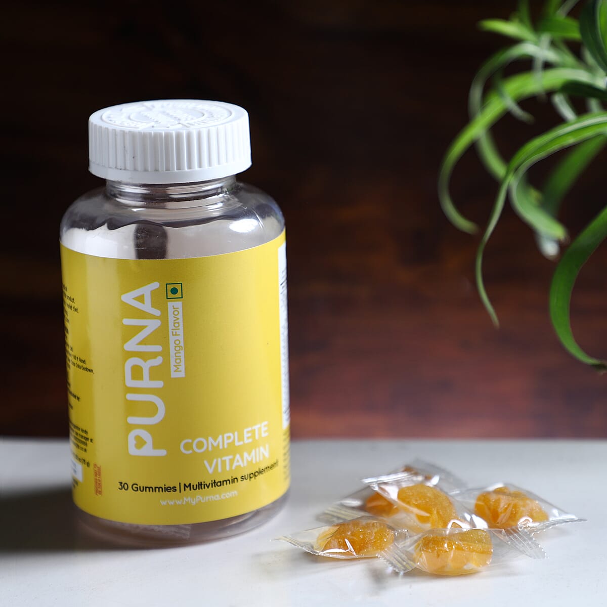 Buy Purna Complete Beauty MultiVitamin Mango Gummies for Adults at ShopLC.