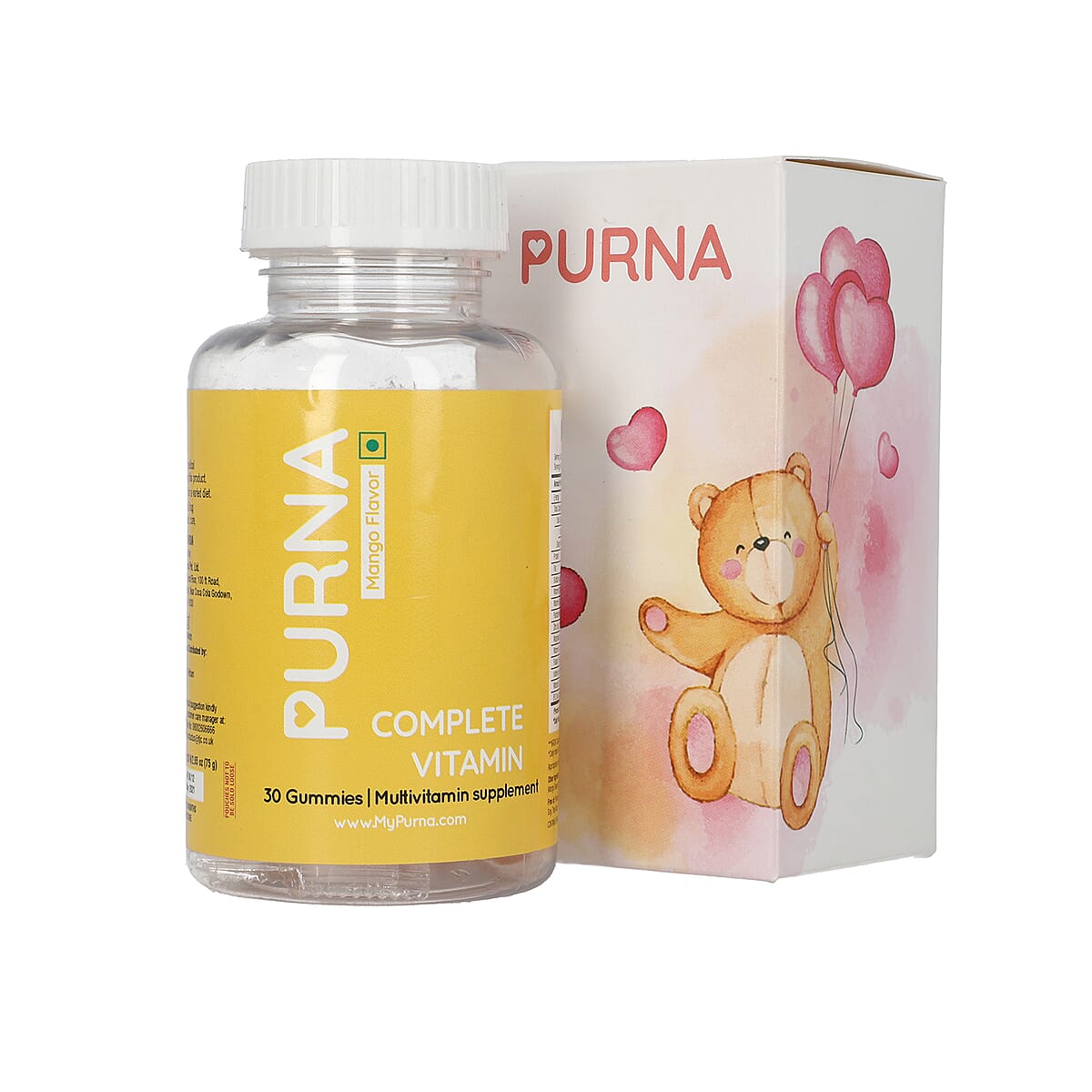 Purna Complete Beauty Multi-Vitamin Mango Gummies for Adults image number 6