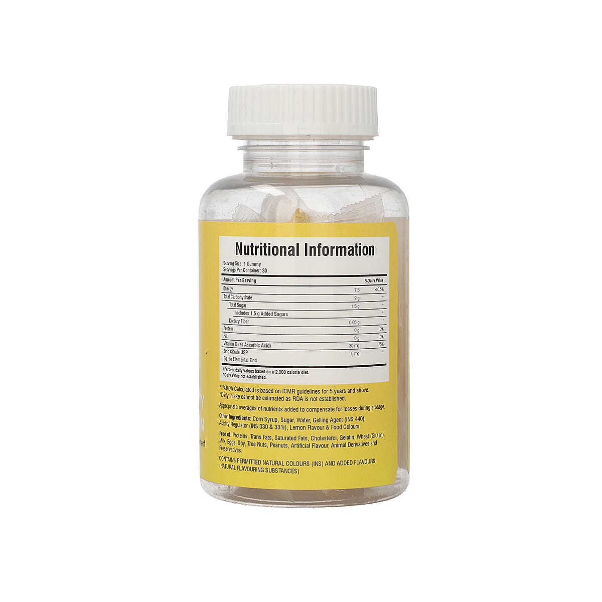 Purna Bright Skin Vitamin C Lemon Gummies for Adults image number 5