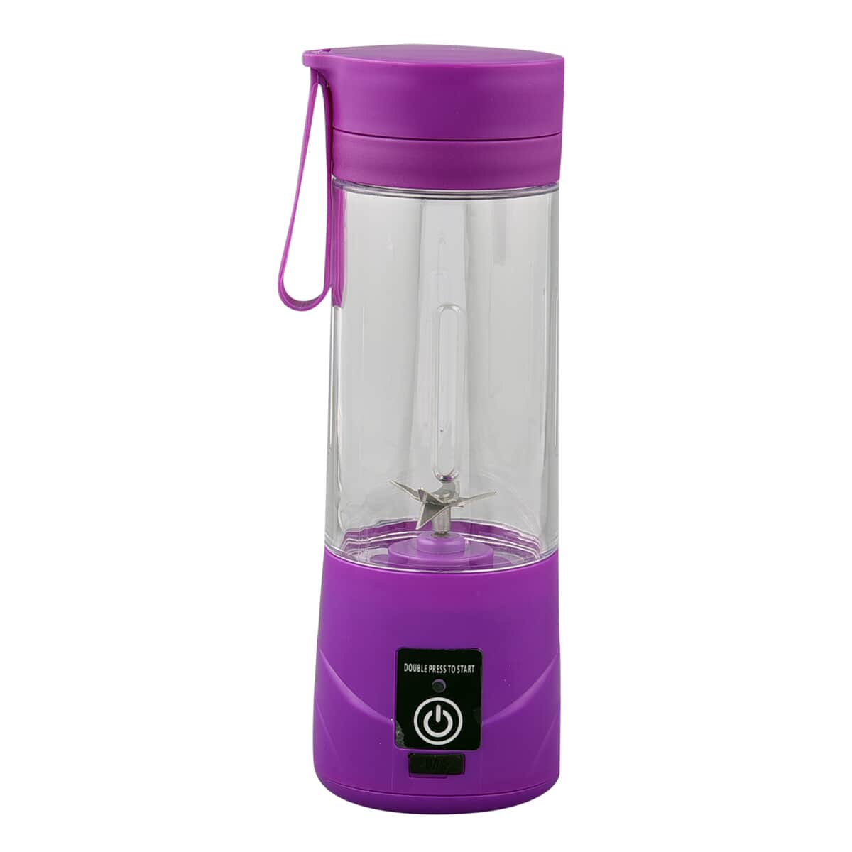 Purple Portable and Rechargeable Battery Juice USB Blender (380ml) image number 0