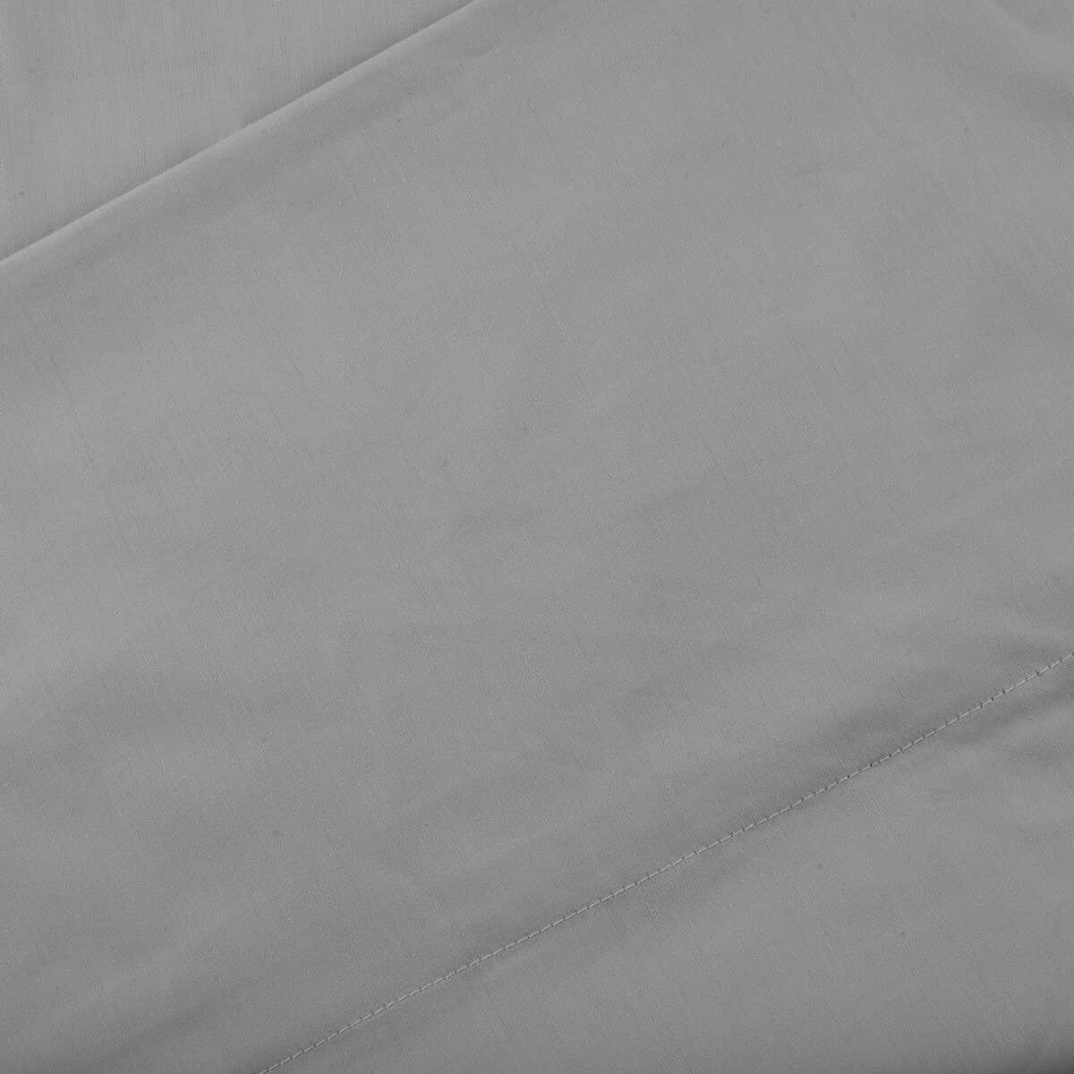 Closeout - Homestead Grey 300TC 100% Organic Sateen Cotton Sheet Set - California King (with 16 Deep pocket) image number 3