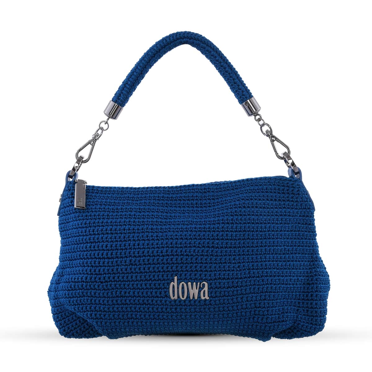 DOWA Blue 100% Nylon Handwoven Tote Bag image number 0