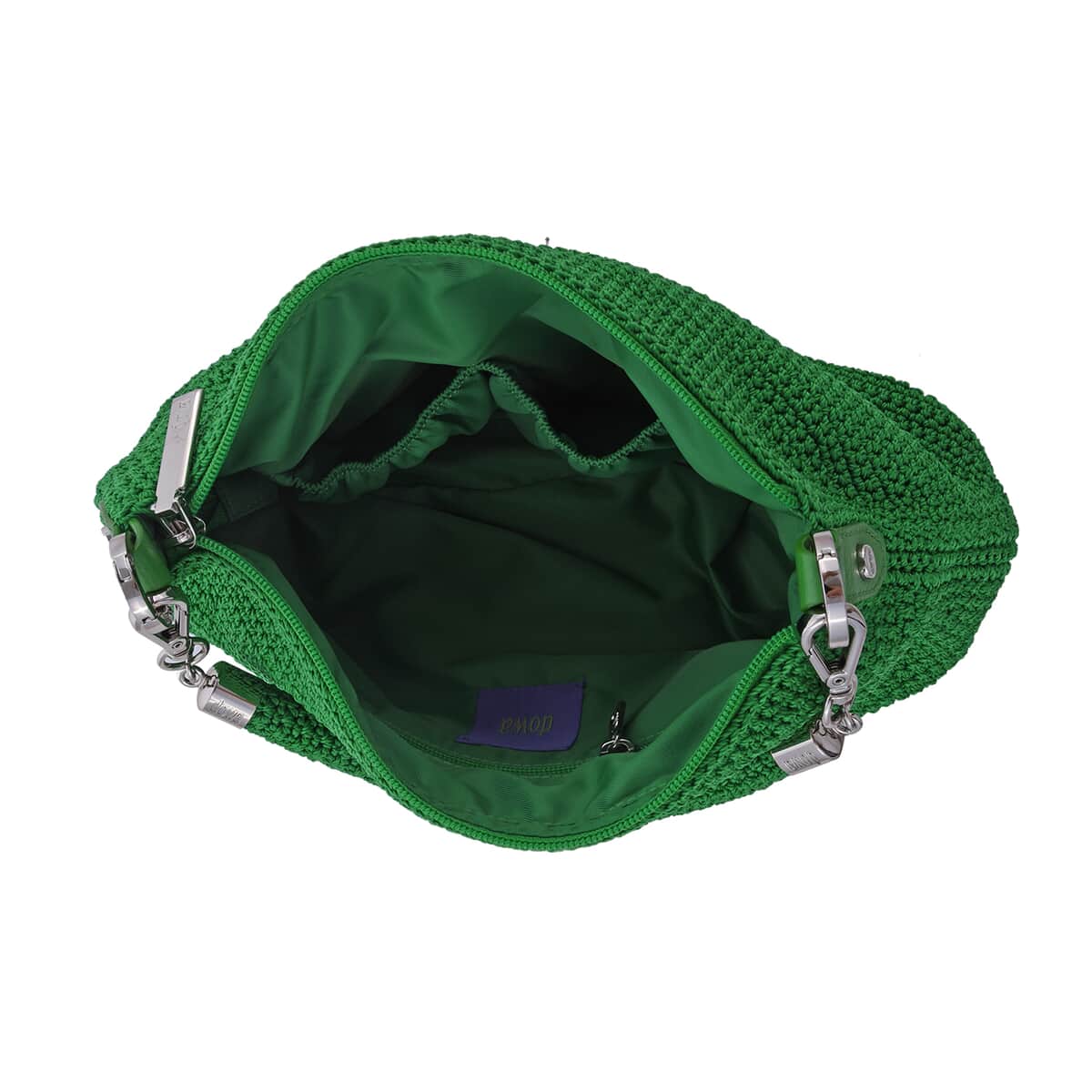 DOWA Green 100% Nylon Handwoven Tote Bag image number 2