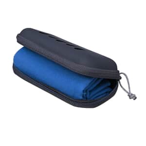 Homesmart Blue Portable Quick Drying Sport Towel (85% Polyester and 15% Polyamide)