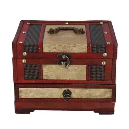 Buy Wooden jewelry box with goldening «Gold