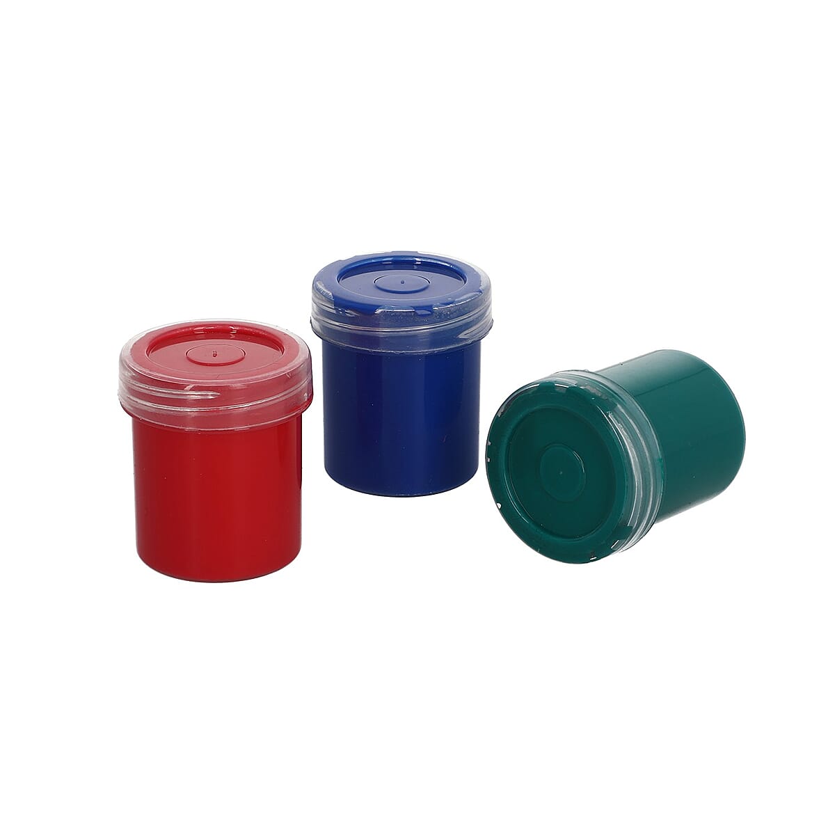 Hand Printed White & Black Leaf Pattern Canvas Bag with Paint Brush and Organic Primary Colors image number 2