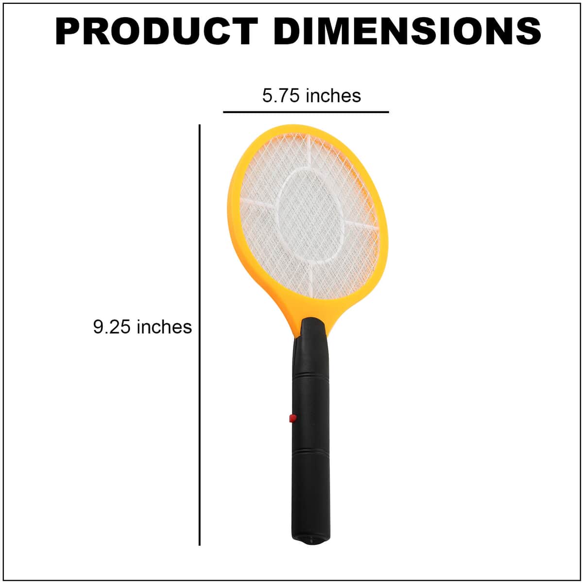Handheld Battery Powered Bug Zapper - Yellow (Requires 2xAA Not Included) image number 3