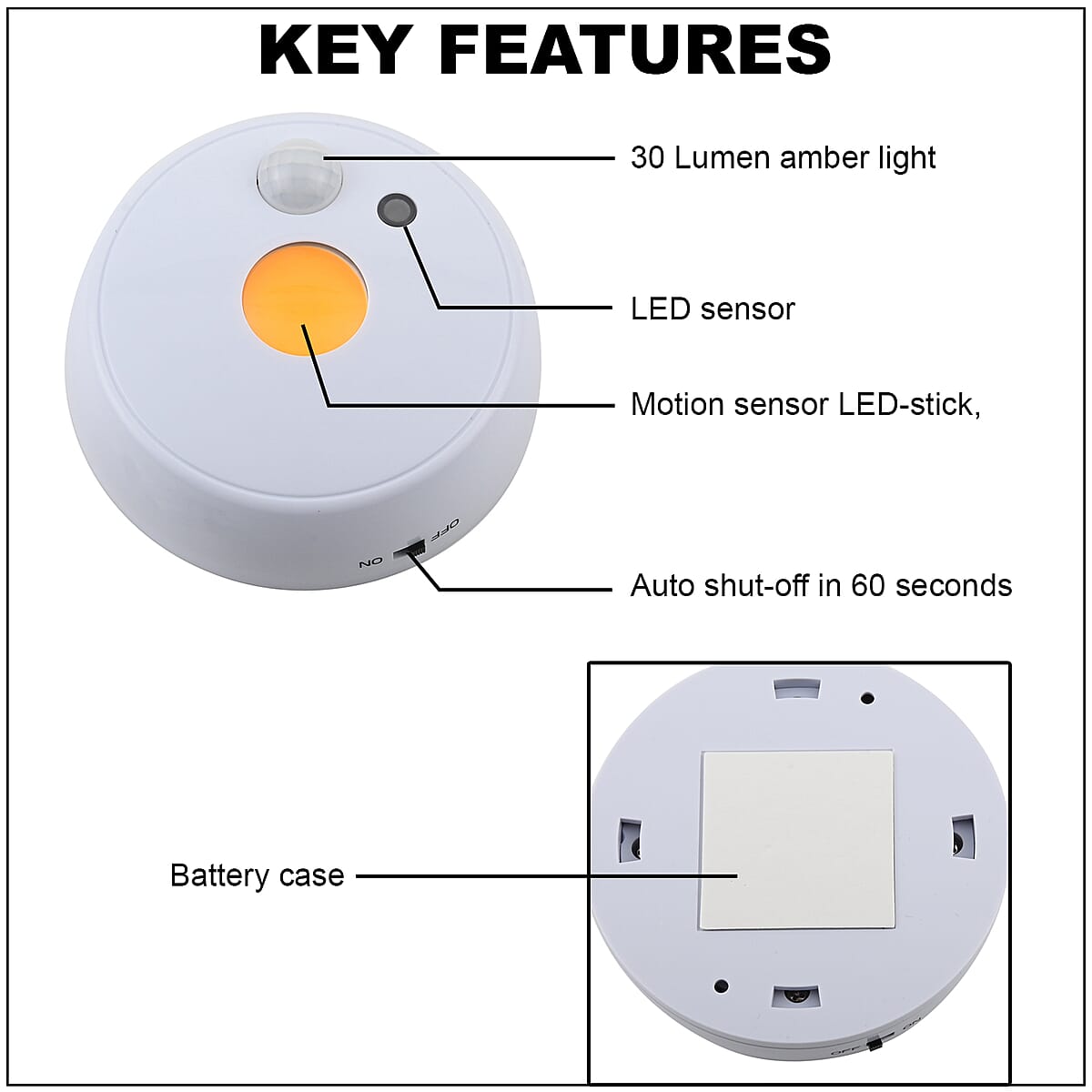 Cozy Glow A Warm Amber Light To Guide You Through The Night - As Seen On TV image number 2