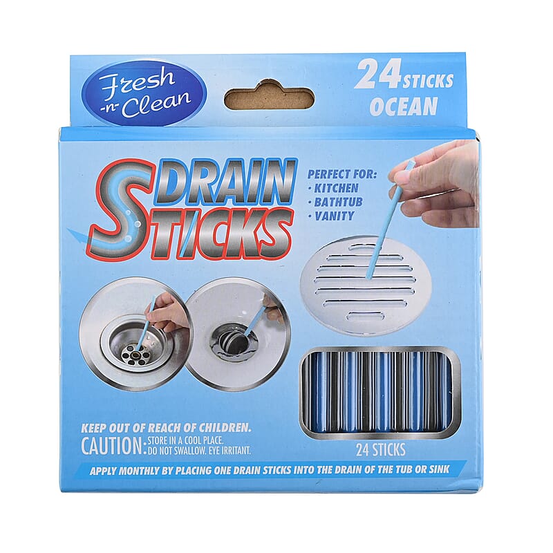 Closeout 24ct Drain Sticks with Ocean Mist Scent