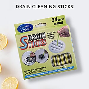 Closeout 24ct Drain Sticks with Lemon Scent
