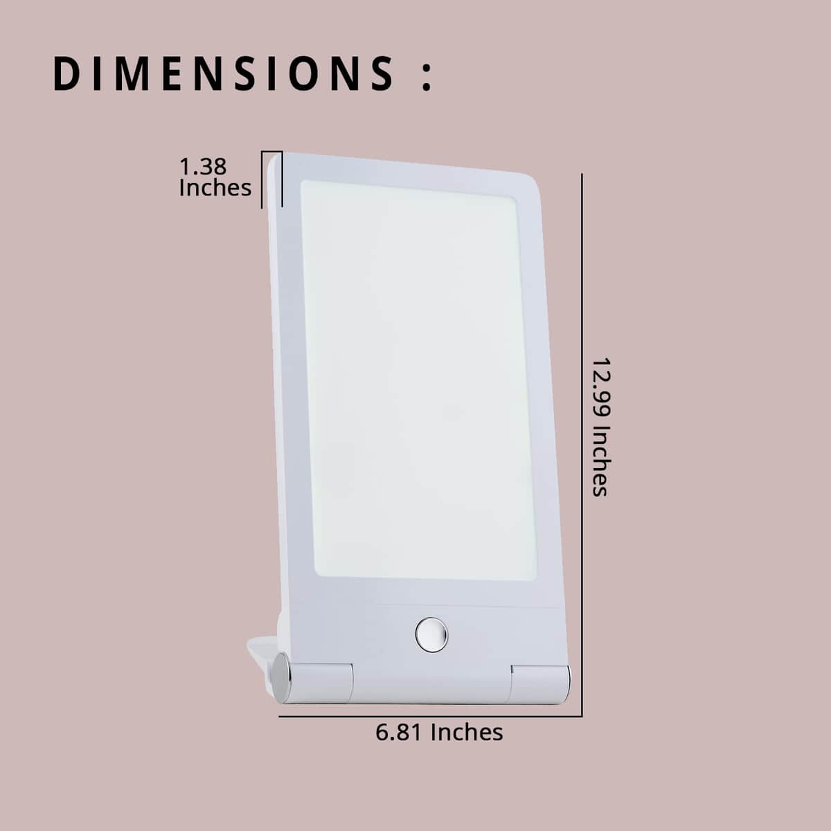 Lumoso White Hard Plastic Therapy Lamp image number 3