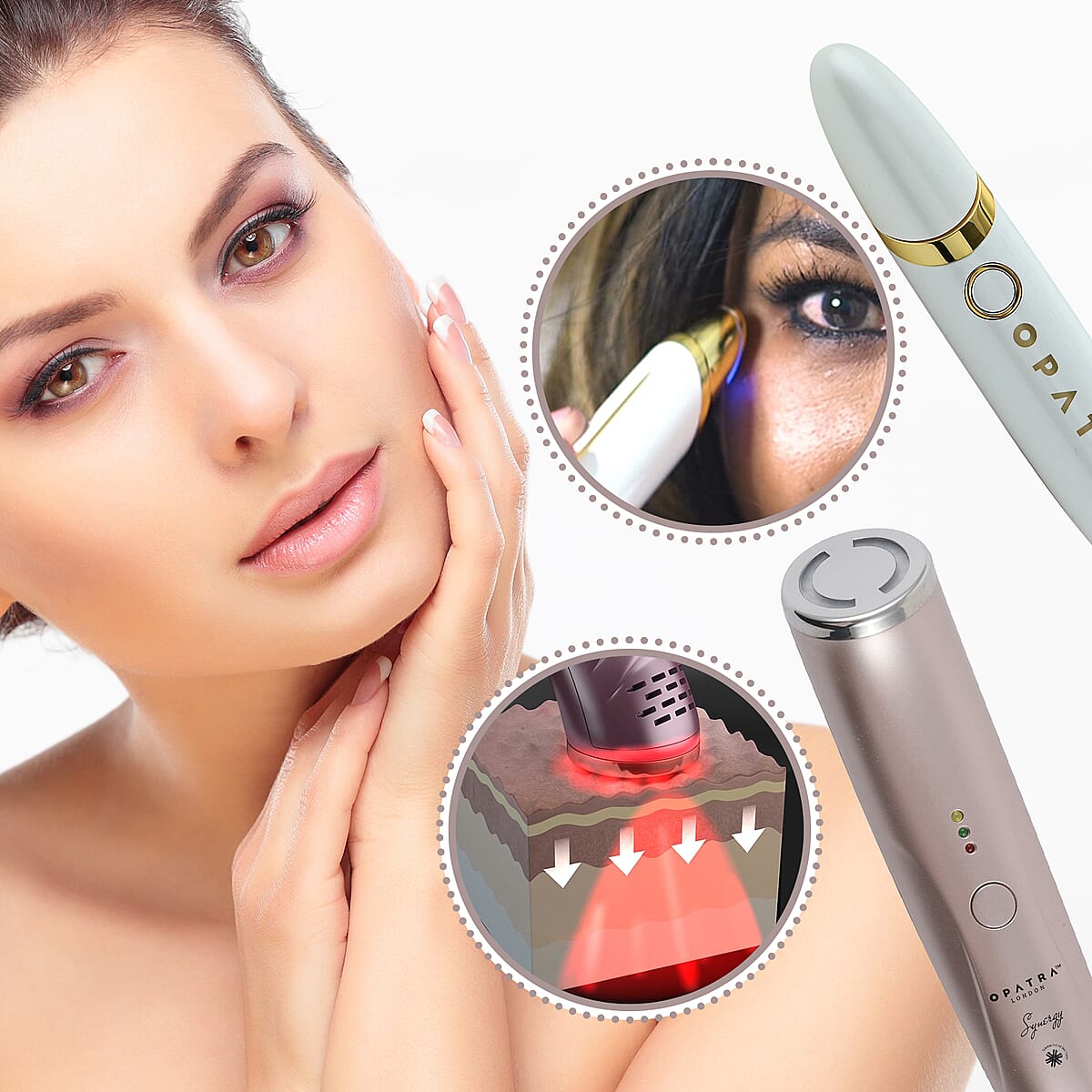 OPATRA Skincare Synergy Infrared Light Skin Therapy Device and Dermieye Plus image number 1