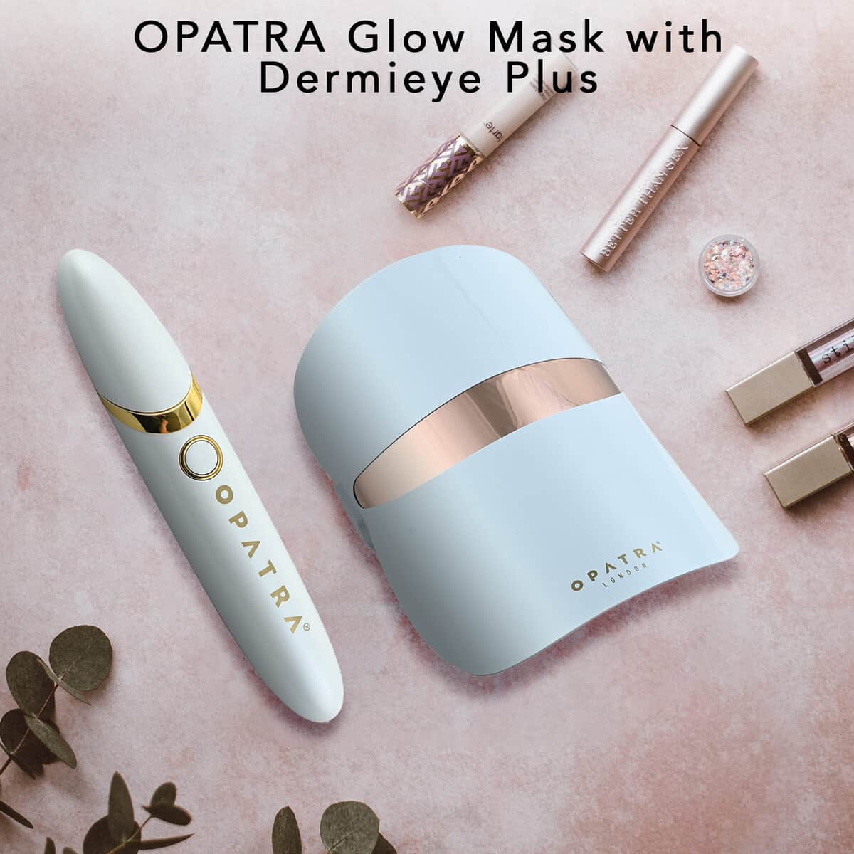 OPATRA Glow Mask with LED Light Therapy (Warranty Included) & Dermieye Plus image number 1