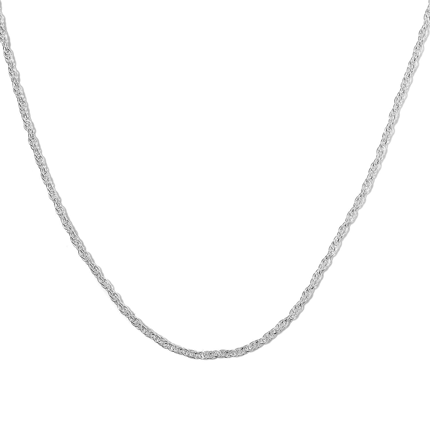 Singapore Chain 20 Inches in Sterling Silver 2.85 Grams