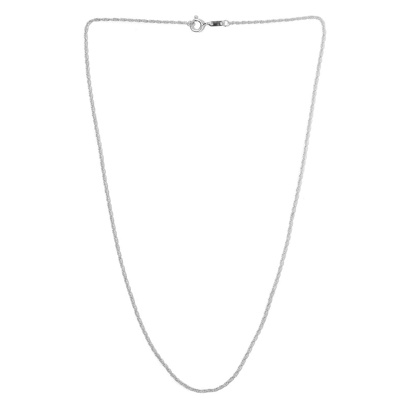 Singapore Chain 20 Inches in Sterling Silver 2.85 Grams