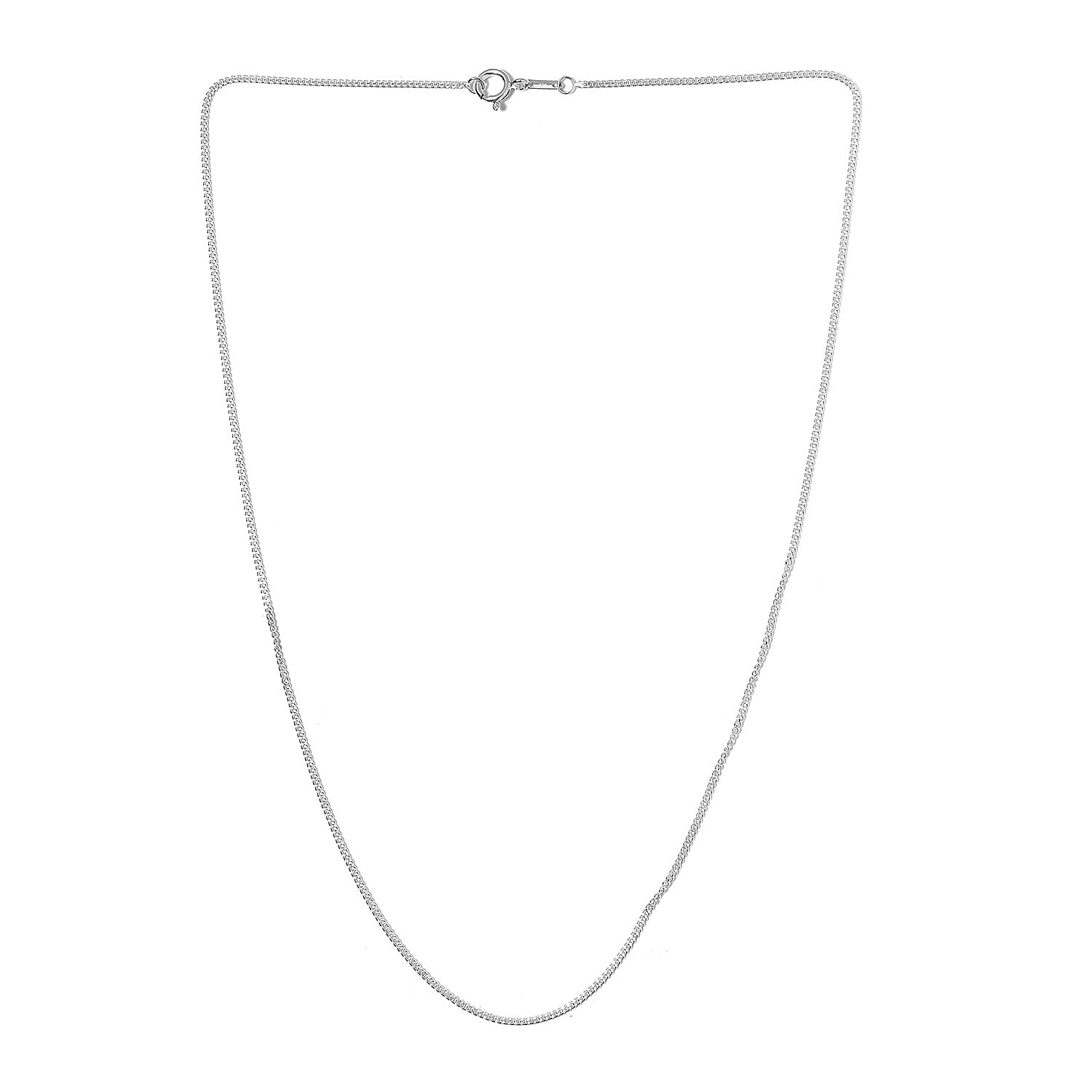 Curb Chain 20 Inches in Sterling Silver 2.35 Grams