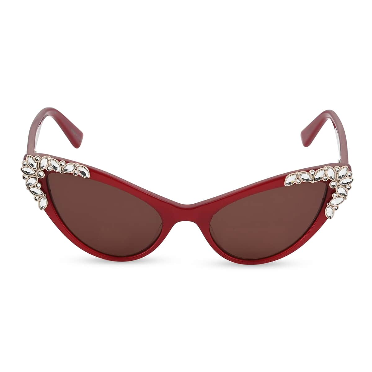 Nicole Miller Garnet Provence Crystal Embellished Runway Sunglasses image number 0