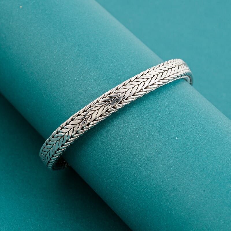 Bali Legacy Sterling Silver Tulang Naga Bracelet (7.50 In) 41 Grams