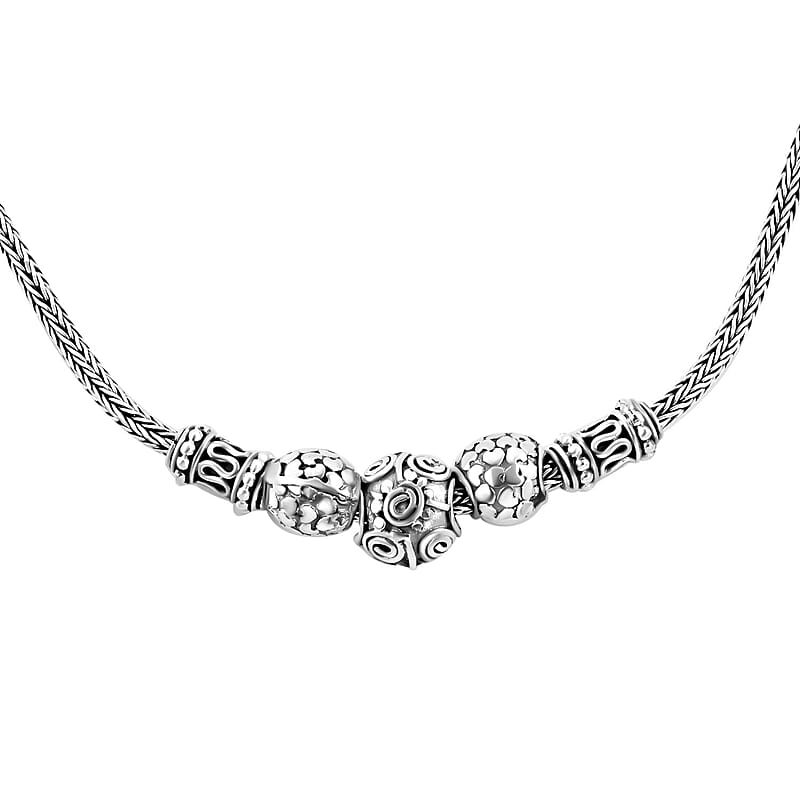 Bali Legacy Tulang Naga Necklace in Sterling Silver 37.30 Grams 20 Inches