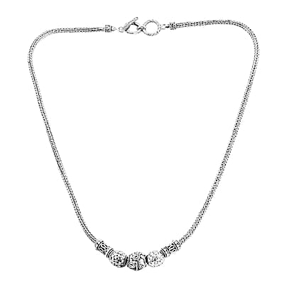 Bali Legacy Tulang Naga Necklace in Sterling Silver 37.30 Grams 20 Inches