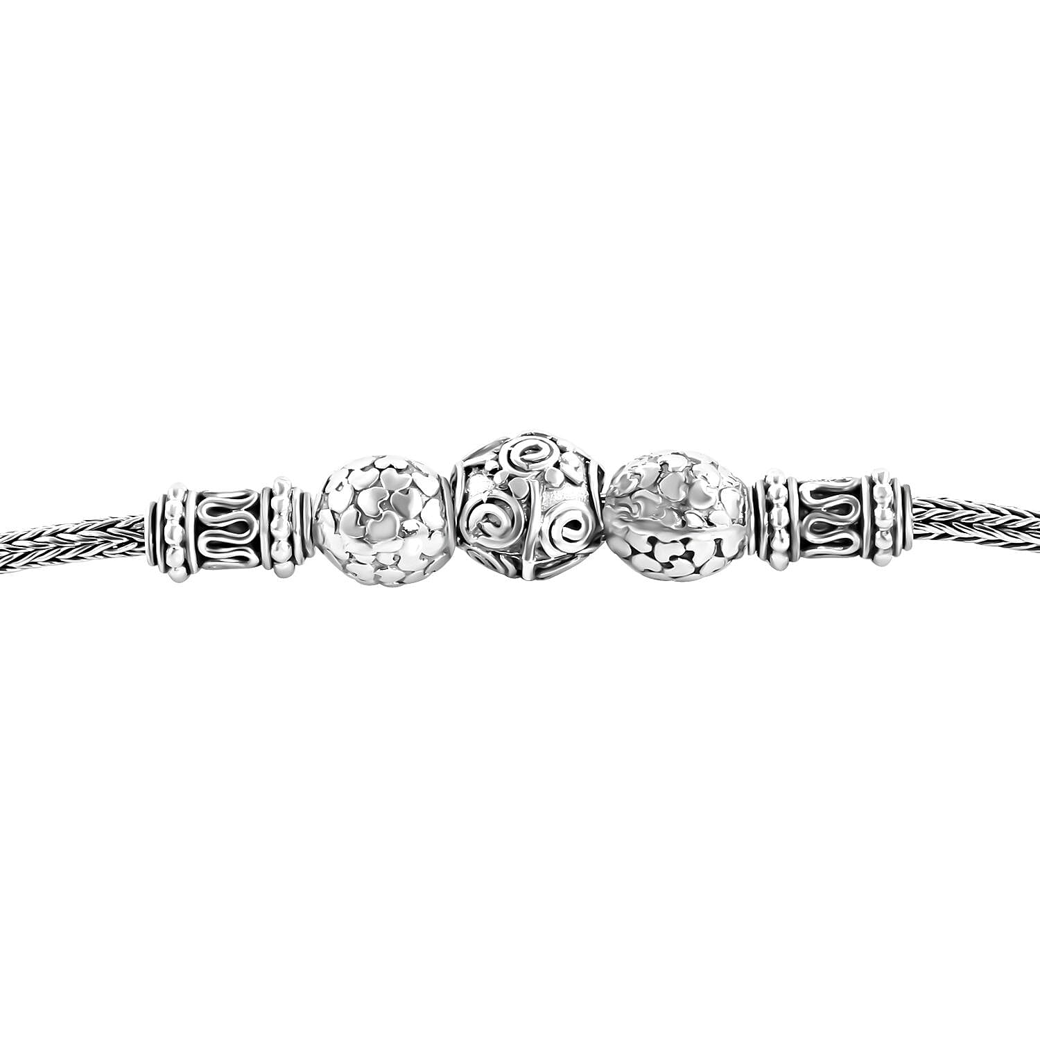 Bali Legacy Tulang Naga Necklace in Sterling Silver 37.30 Grams 20 Inches