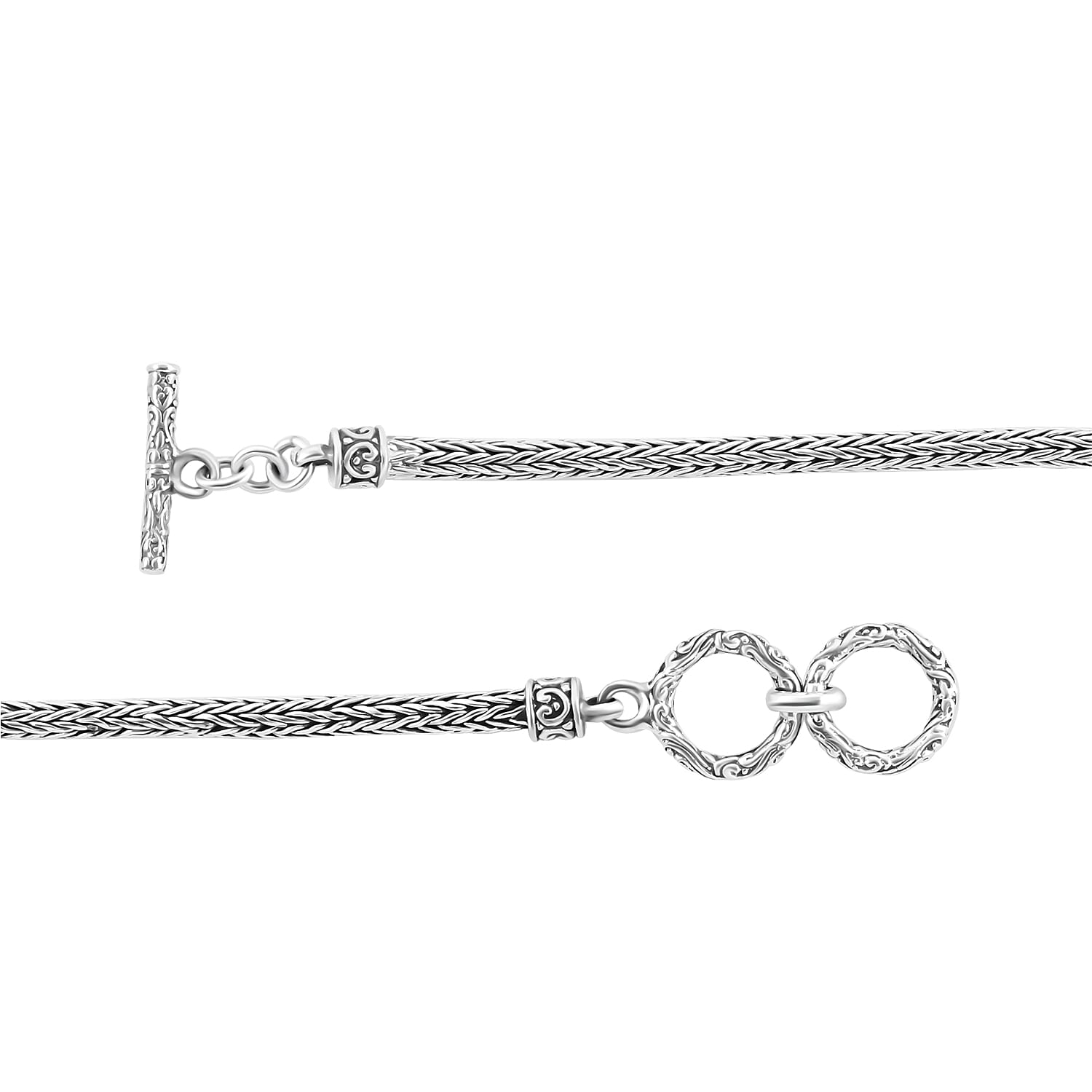 Bali Legacy Tulang Naga Necklace in Sterling Silver 37.30 Grams 20 Inches