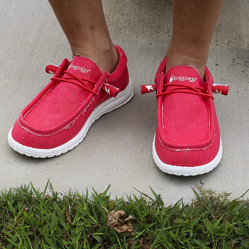 FROGG TOGGS Red Java Women's Slip-on Waterproof Breathable Shoe (Size 5)