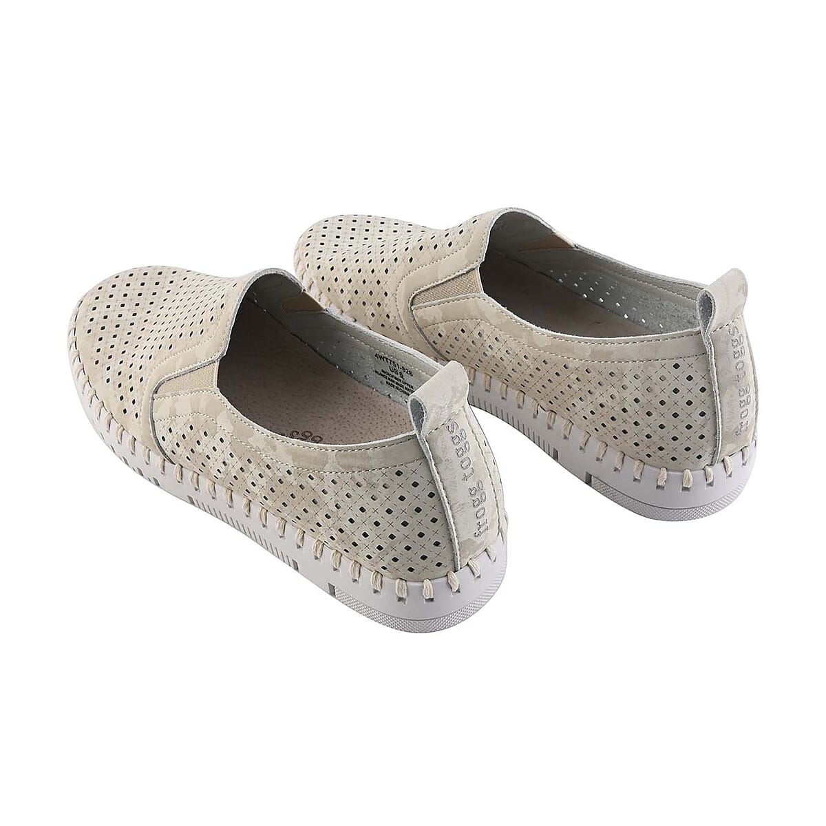 Frogg Toggs Beige Camo Traveller's Slip-on Perforated Comfort Shoes (Size 8) image number 1