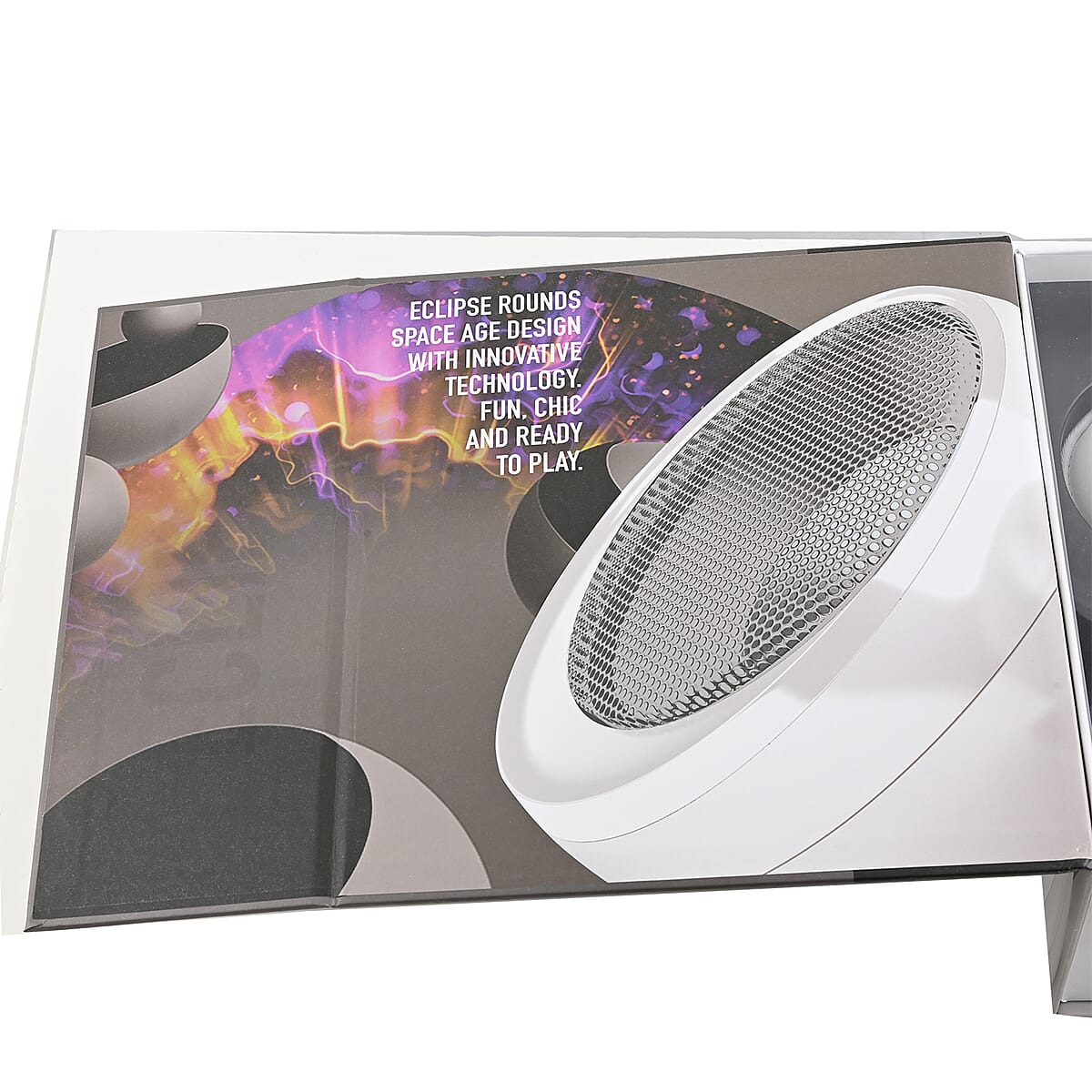 iJoy ECLIPSE White Pairing Bluetooth Speakers with Carrying Case image number 6